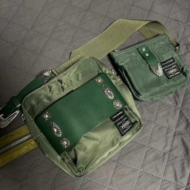 포터 토가 벨트백 카키