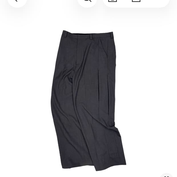 [1] 논노드 플렉서블 사이드 슬랙스 팬츠 차콜 그레이