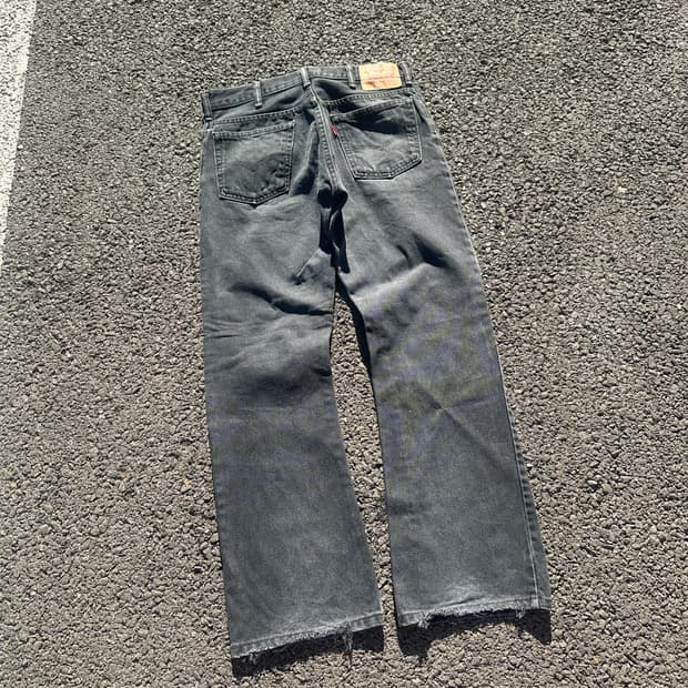 [33] 리바이스 517 흑청 부츠컷 데님팬츠