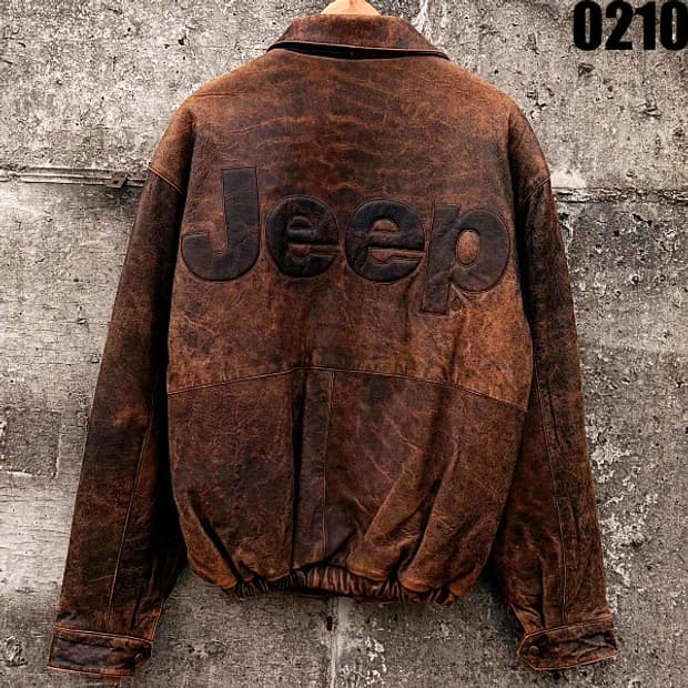 JEEP 레더자켓 가죽자켓 XL 0210
