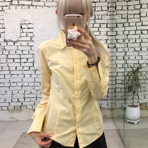 버버리 블루라벨 셔츠