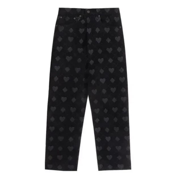 라퍼 하트데님팬츠 28