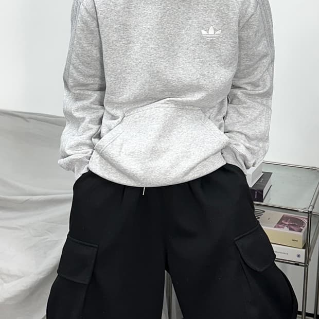 아디다스 올그레이 파이어버드 후드티 2XL