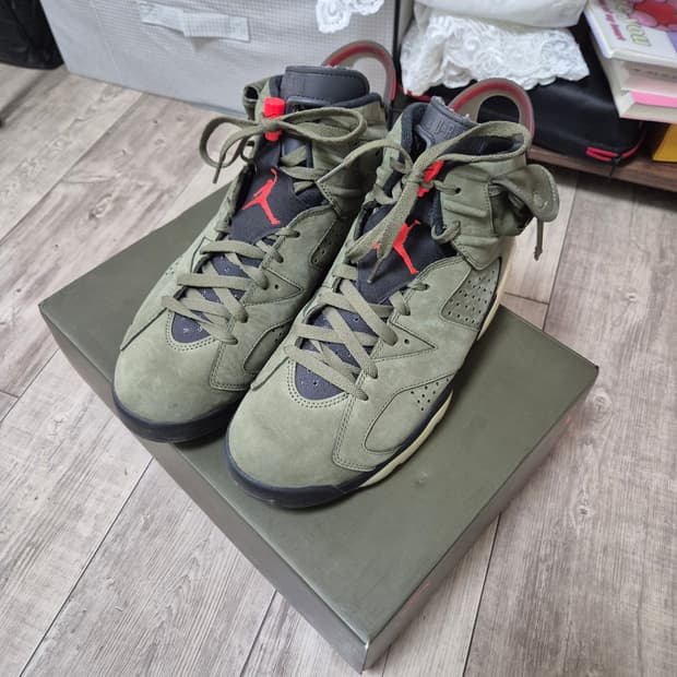 [280] 나이키 조던6 스캇 카키 올리브 스캇6  조던6 스캇