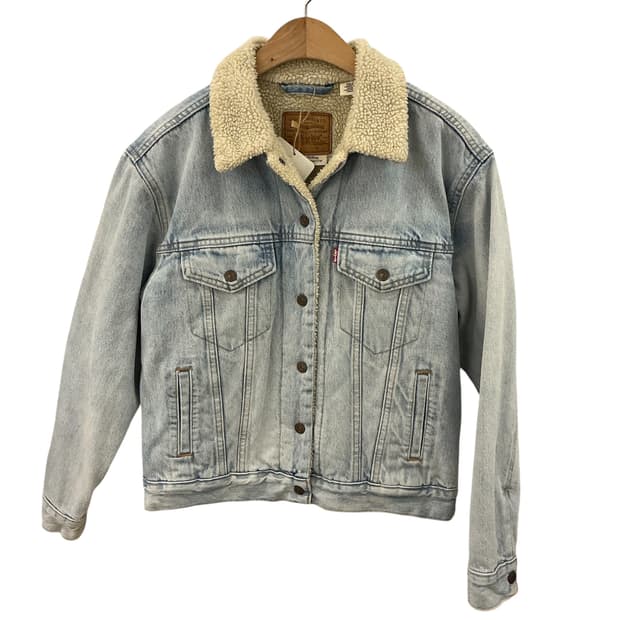 리바이스 데님 셰르파 자켓