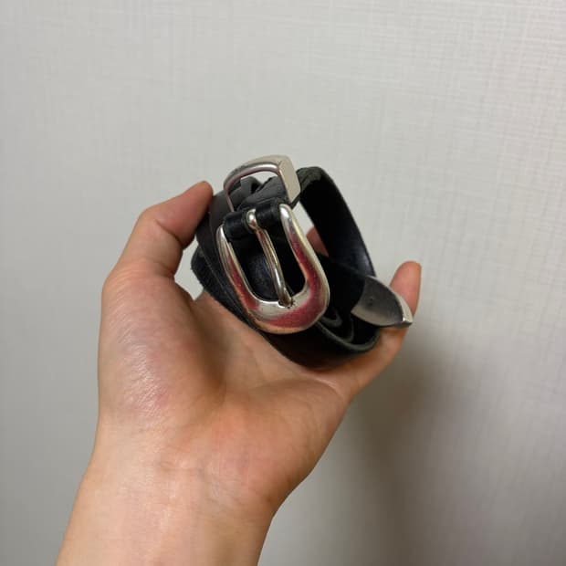 [80] 아워레가시 2cm 벨트 블랙