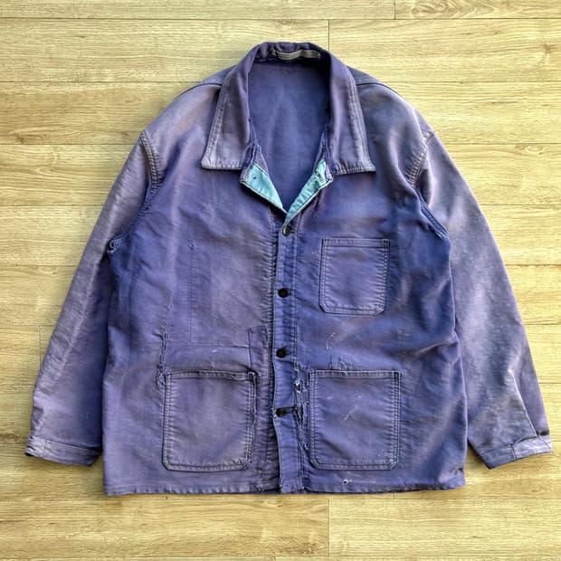 Rare 60~70's 빈티지 프렌치 워크 자켓 105