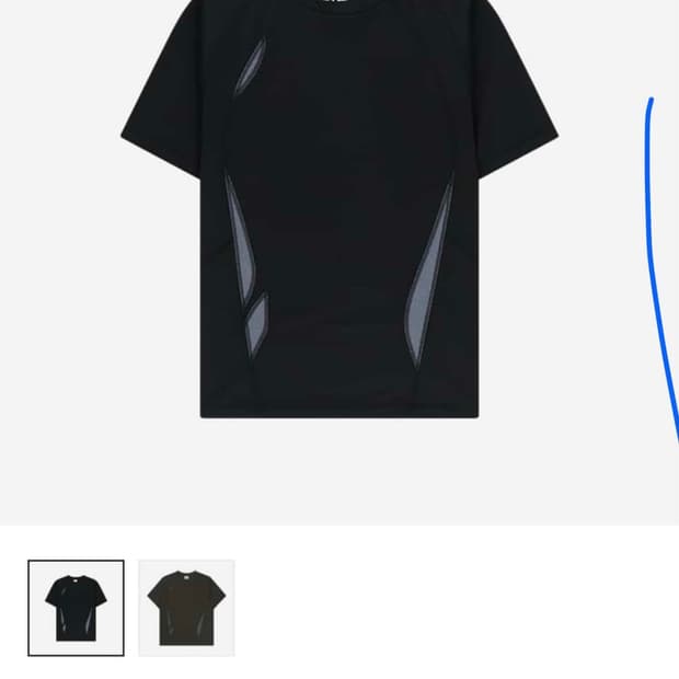 [3]산산기어 팔로잉 패널 티셔츠 블랙