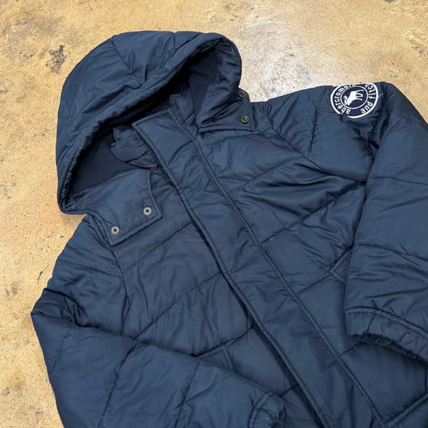 아베크롬비 네이비 숏패딩 