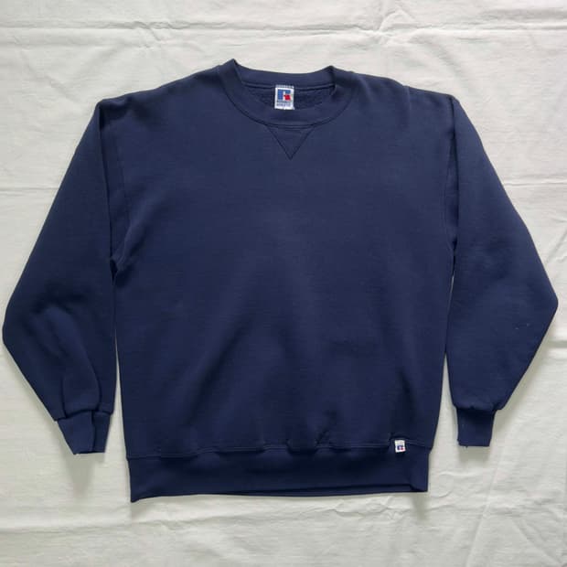 90s 러셀 에슬레틱 블랭크 스웻셔츠 USA