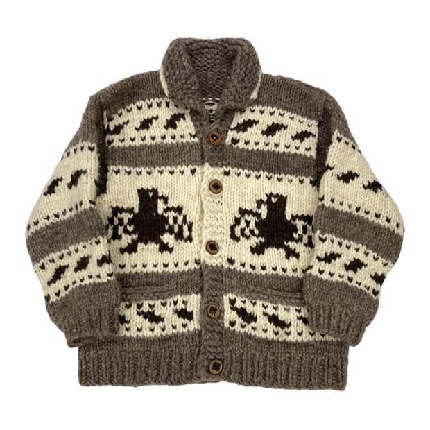 썬더버드 코위찬 스웨터 가디건