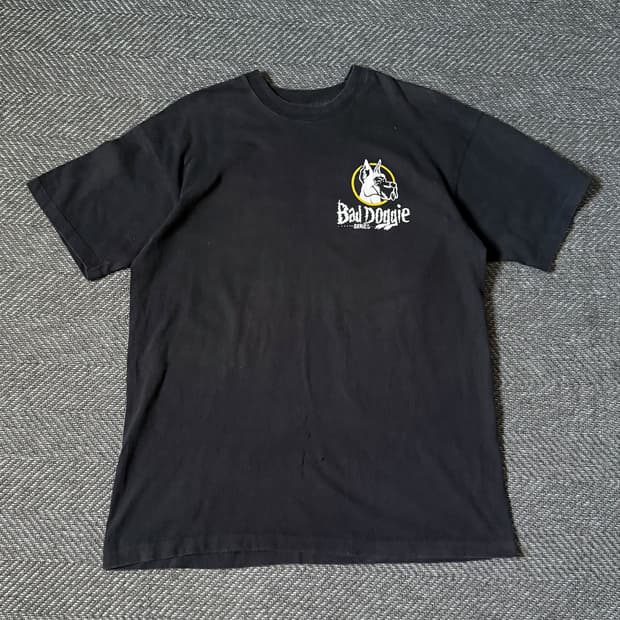 90s USA BAD DOGGIE 빈티지 그래픽 티셔츠 (105-108)
