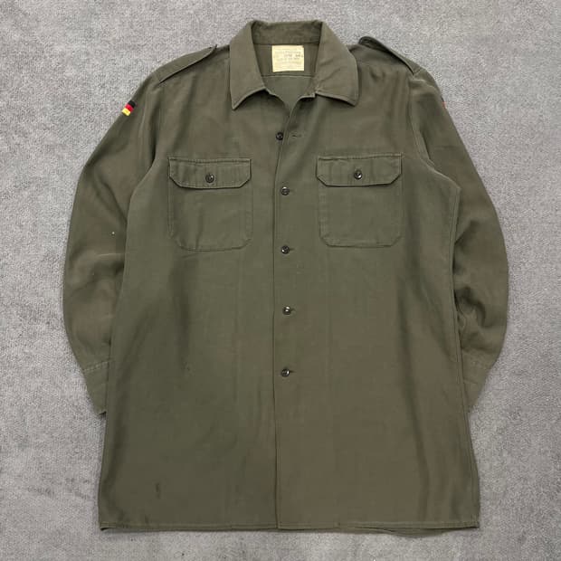 독일군 오리지널 90s 밀리터리 셔츠