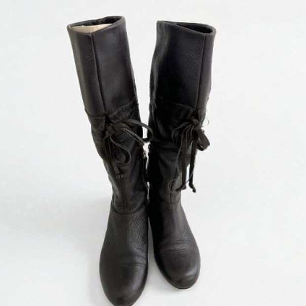 Miumiu ribbon boots