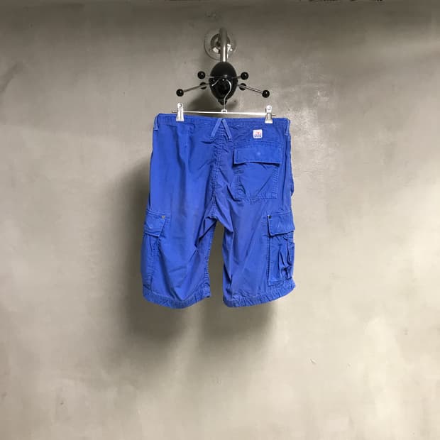 폴로 진스 블루 카고 반바지 30