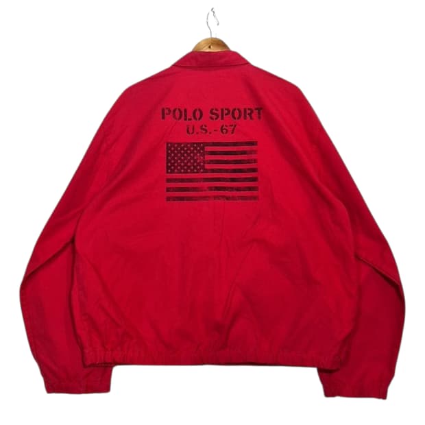 Polo Ralph Lauren 폴로 랄프로렌 성조기 백 로고 자켓