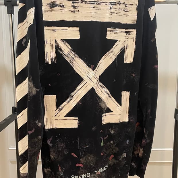 OFF-WHITE 오프화이트 갤럭시 롱슬리브 XL
