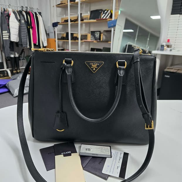 [A급컨디션] 프라다 사피아노 토트 숄더백