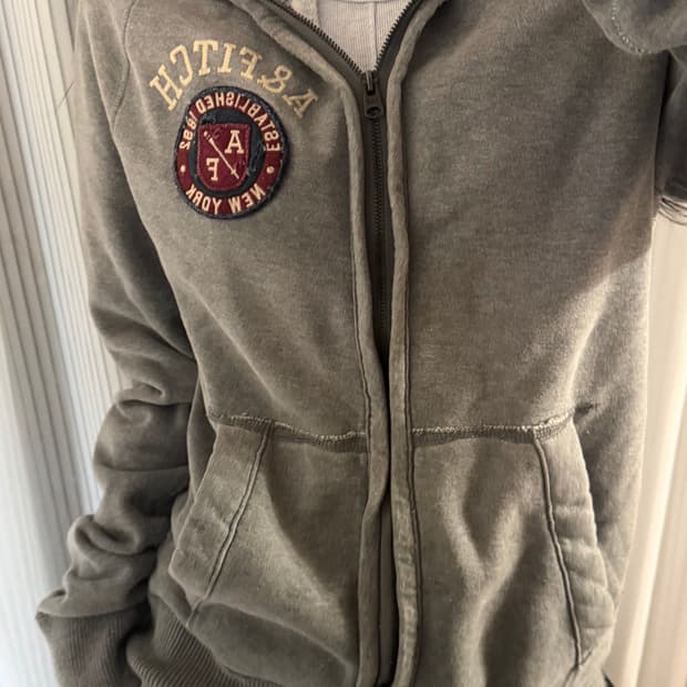 아베크롬비 그레이 집업 M