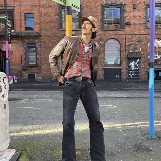 00s USA 리바이스 517 블랙 워시드 데님 36