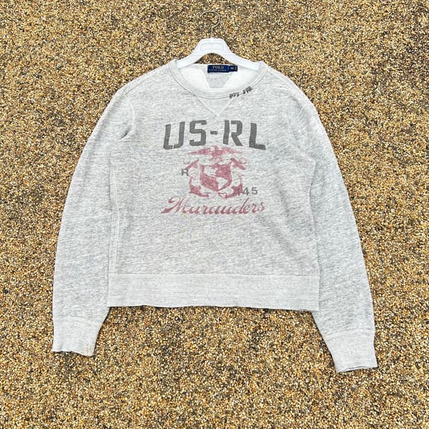 폴로 랄프로렌 그레이 스웻셔츠