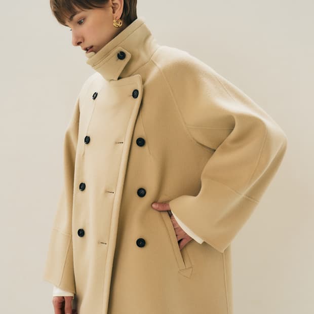 메종마레 핸드메이드 피코트 크림 34