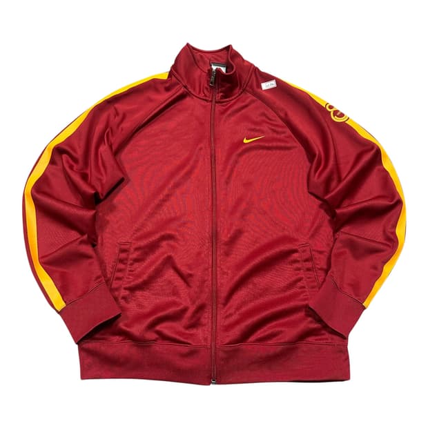 ✨ (바배) 나이키 14-15 칼라타사레이 버건디 축구 트랙탑 져지 