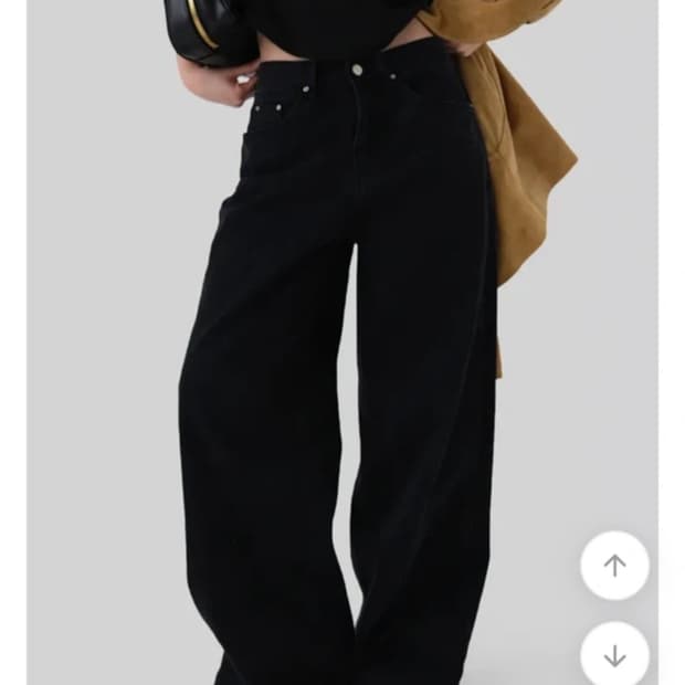 새제품 어텀 백패치 블랙진