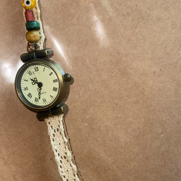 빈티지 히피 팔찌 쿼츠 시계