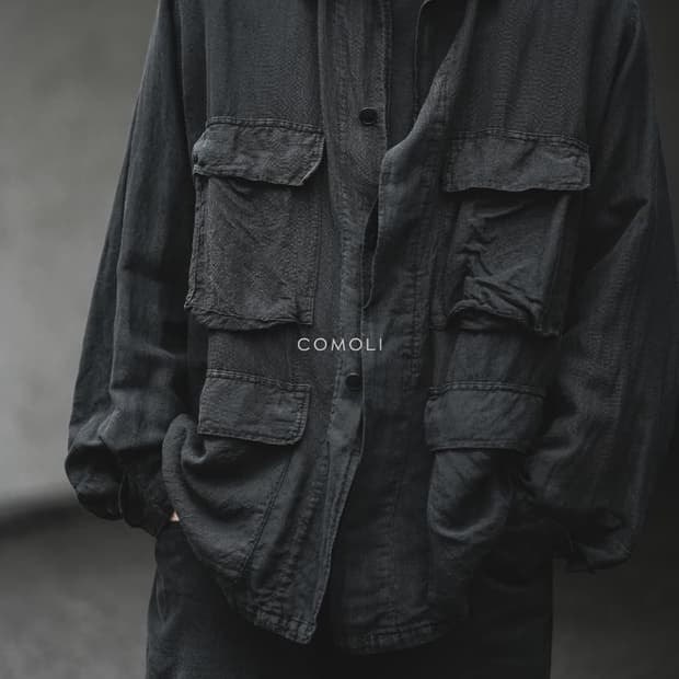 (새제품) 26SS 코모리 COMOLI BDU 페이디드 블랙 2사이즈