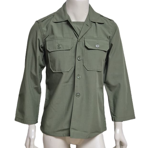 국군 구형 민무늬 전투복 상의 자켓 (S) (미사용품)