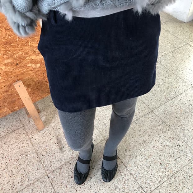 corduroy skort