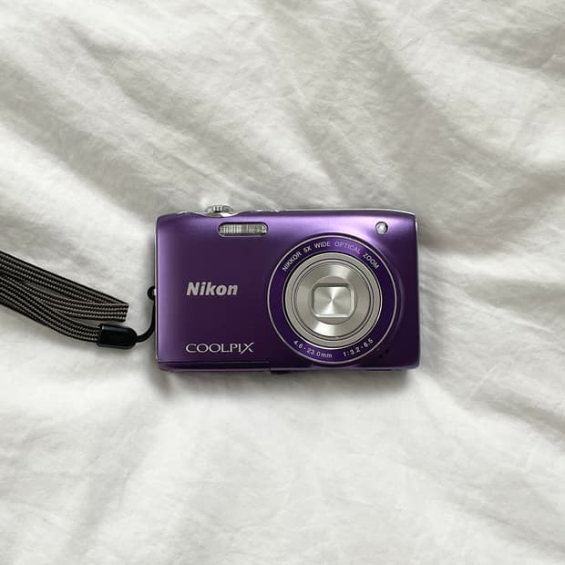 니콘 쿨픽스 s3100 퍼플 