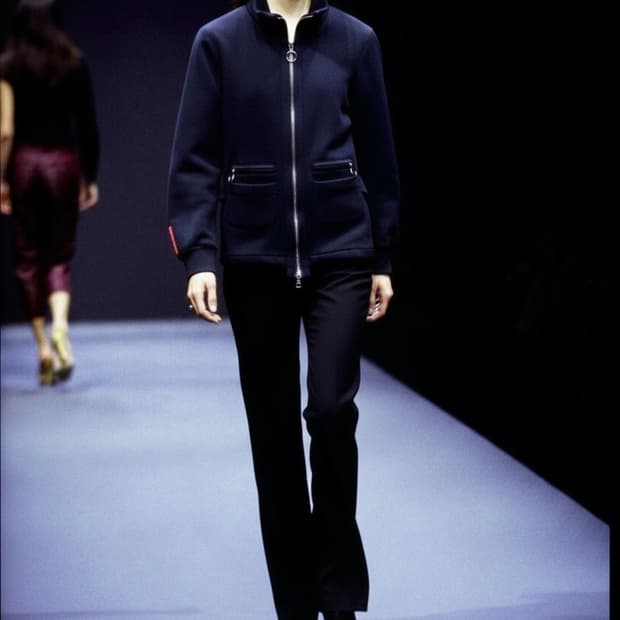 42/ 프라다 스포츠 아카이브 패딩코드 자켓