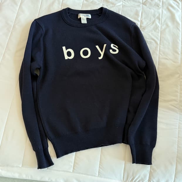 꼼데가르송 셔츠 옴므 니트