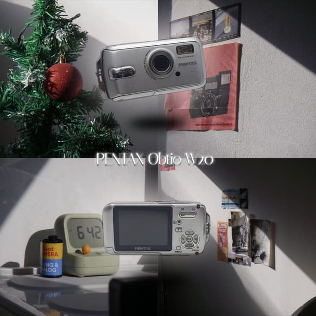 작례⭕️ 펜탁스 옵티오 W20