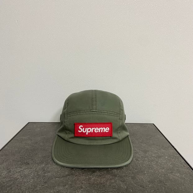 (OS) 슈프림 박스로고 캠프캡 모자 밀리터리 카키
