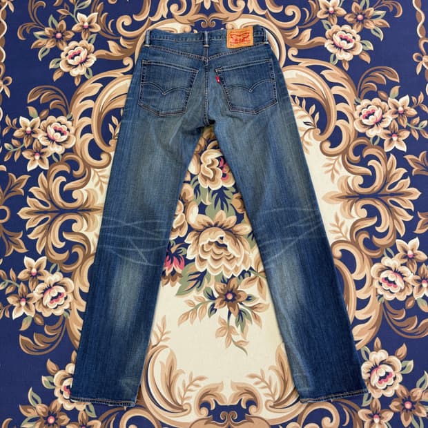 (30)리바이스 Levis 504 워싱 데님팬츠