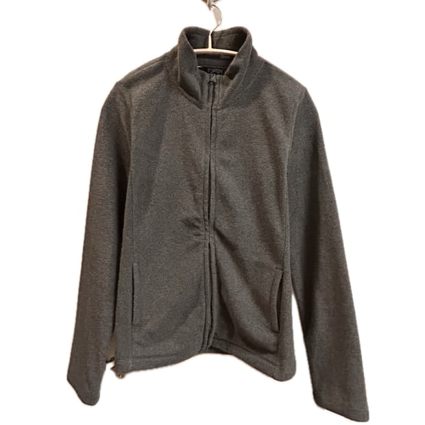 탑텐 차콜 후리스 플리스 집업 90