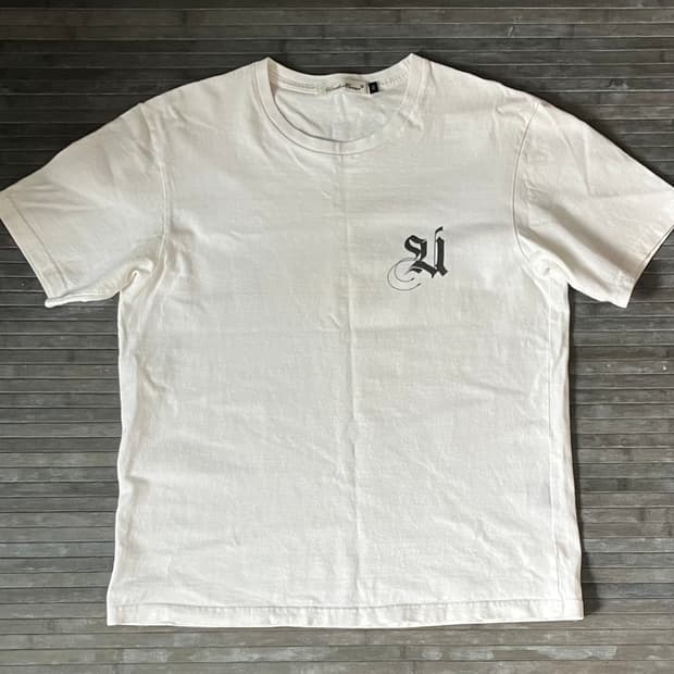 18ss Spiritual Noise lettering t-shirts