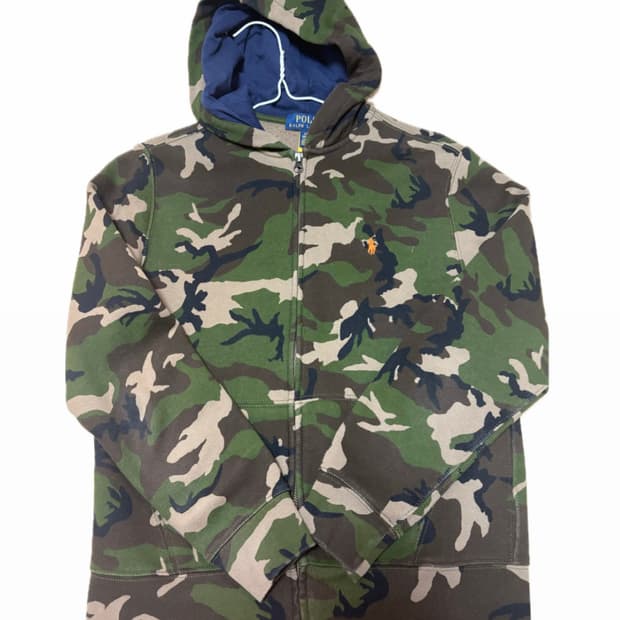 PoLo Camo 후드집업 