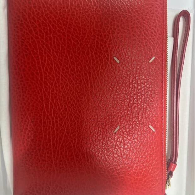 메종마르지엘라 레드 클러치