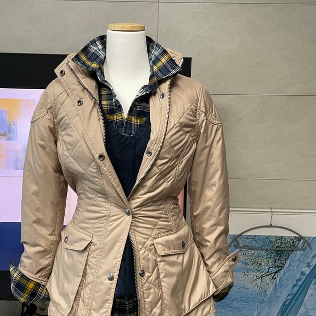 폴로 랄프로렌 여성 퀼팅 자켓 S (국내매장구입)