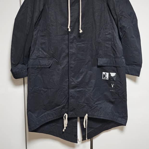 릭오웬스 다크쉐도우 피쉬테일 파카