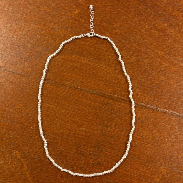 새상품 신주 실버코팅 주사위 목걸이