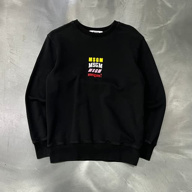  msgm 로고 맨투맨 y14419