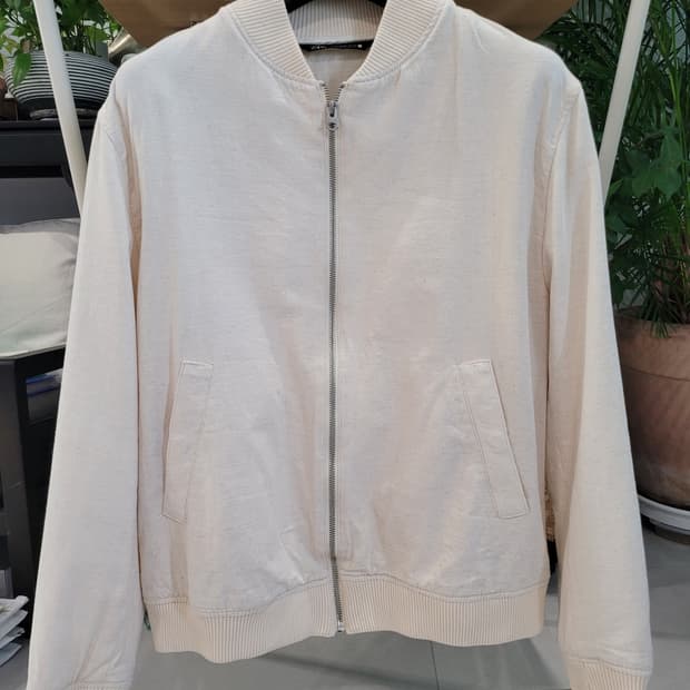 XL 자라ZARA 봄버 블루종 바람막이 점퍼 