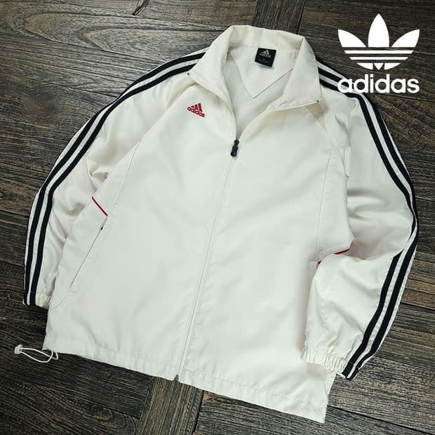 [아디다스] 00s Y2K 빈티지 삼선 바람막이 자켓 M20160
