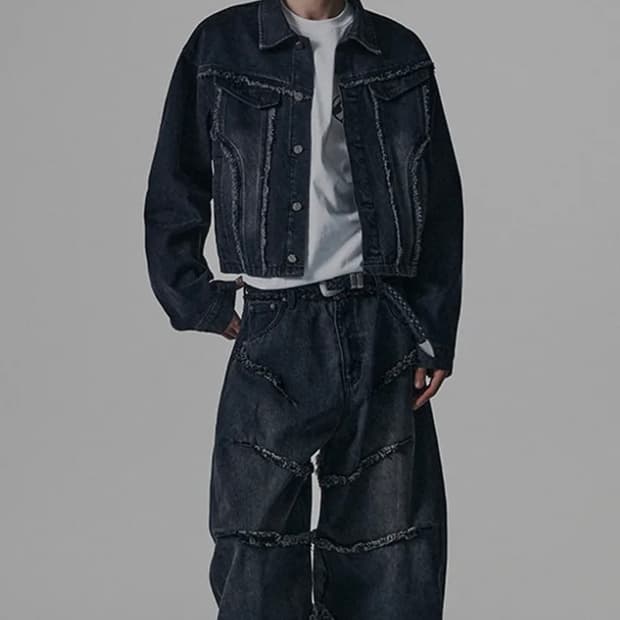 낫포너드 데님 셋업 XL