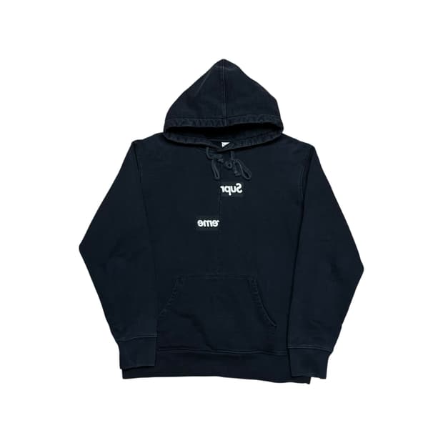 100 꼼데가르송 x 슈프림 스플릿 후드티